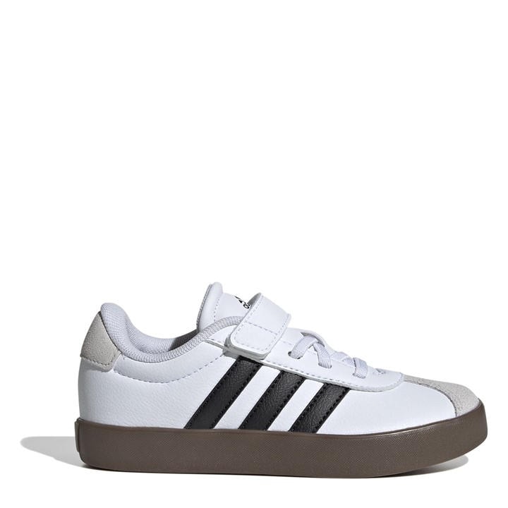 Adidas Boys White Vl Court 3.0 Shoes  in Size C13, Sports Direct