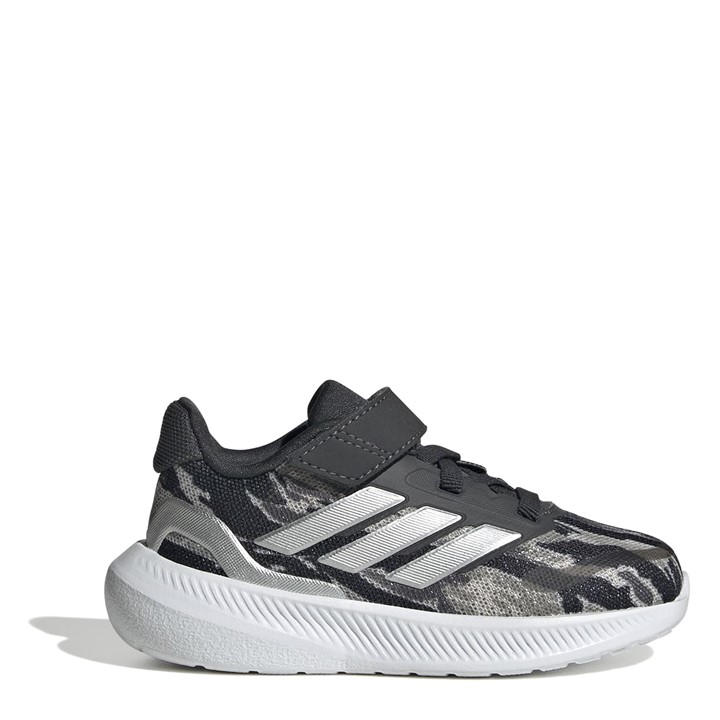 Adidas Boys Green Runfalcon 5 Shoes  in Size C5, Sports Direct