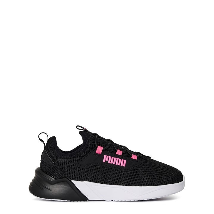 Puma Girls Black Kids' Retaliate Runners in Size C4, Sports Direct