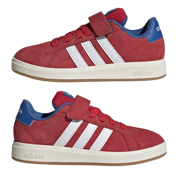 Pure Ruby/Core - adidas - Kids' Grand Court Trainers