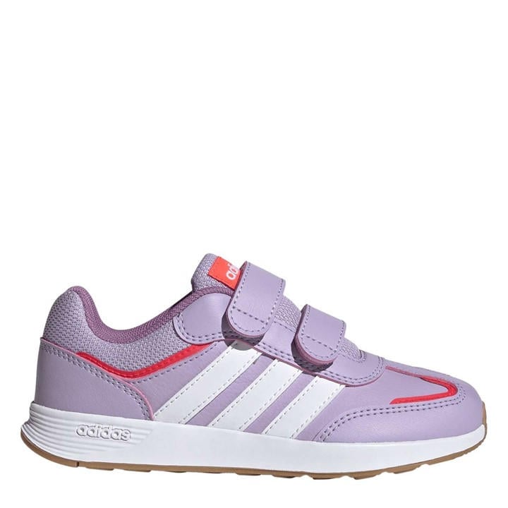 Adidas  Kids Purple Kids' Tensaur Switch Low-Top Trainers in Size C12.5, Sports Direct