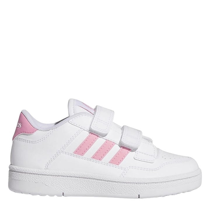 Adidas  Kids White Kids' Rapid Court Low-Top Trainers in Size C13.5, Sports Direct
