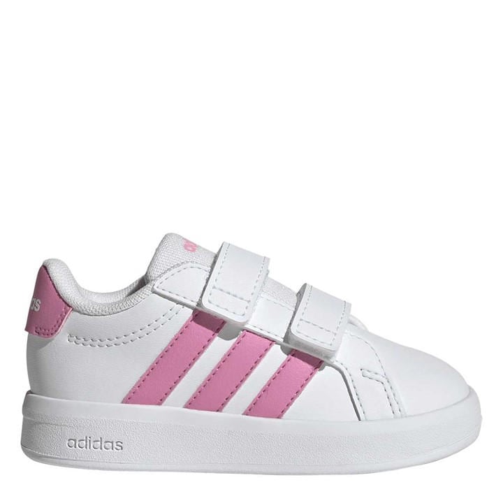 Adidas  Kids White Kids' Grand Court 3.0 Trainers in Size C8.5, Sports Direct