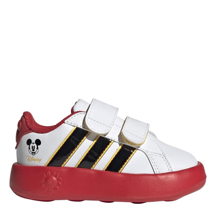Adidas  Kids White Grand Court M in Size C9.5, Sports Direct