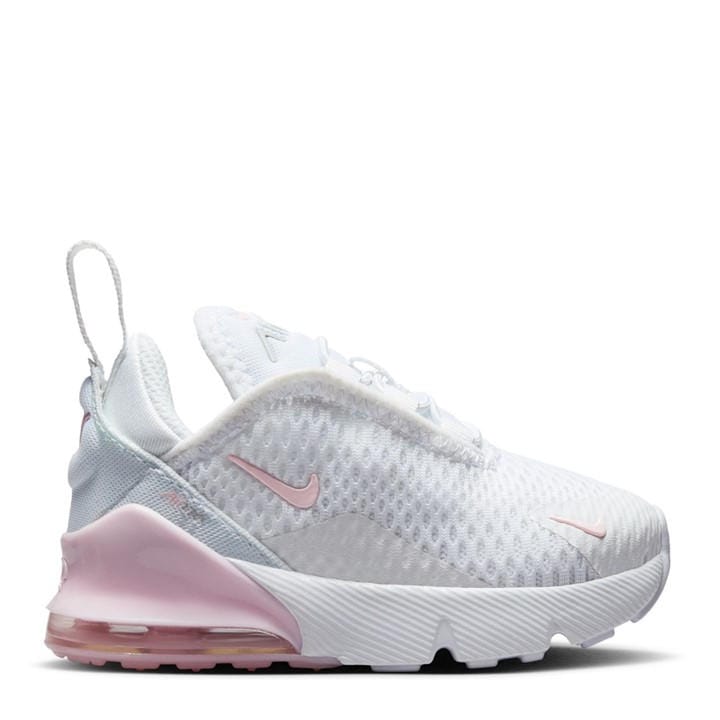 Nike Girls White Air Max 270 Baby/Toddler Shoe in Size C8, Sports Direct
