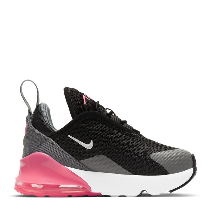 Nike Girls Black Air Max 270 Baby/Toddler Shoe in Size C9, Sports Direct