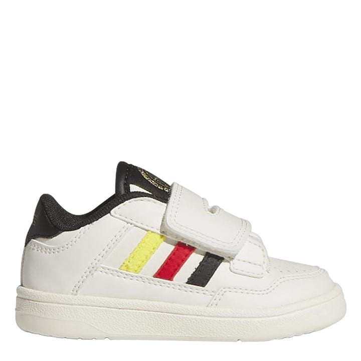 Adidas  Kids White Kids' Rapid Court Low-Top Trainers in Size C5.5, Sports Direct