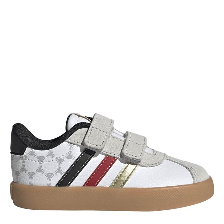 Adidas  Kids White Kids' Vl Court 3.0 Trainers in Size C6.5, Sports Direct
