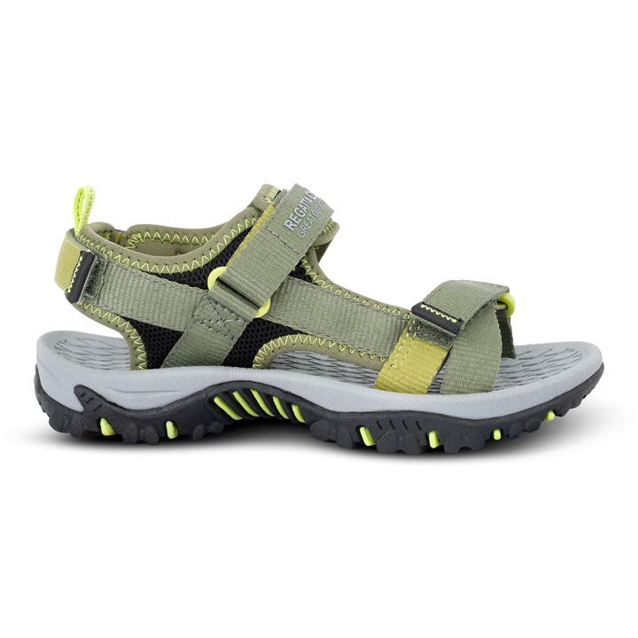 Regatta  Kids Nephgrn/Wdlm Kids Blaze Breathable Sandals in Size C10, Sports Direct