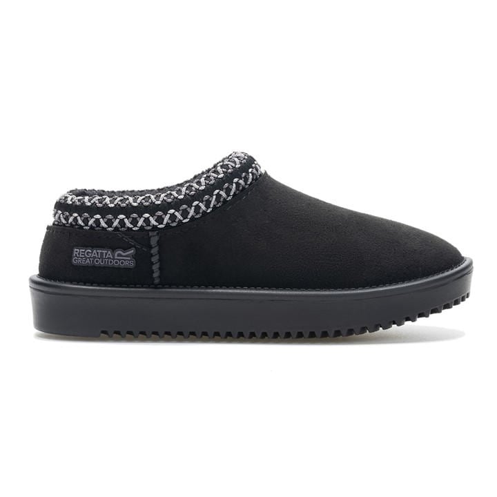 Regatta  Kids Black Kids Risley Mule Waterproof Lifestyle Shoes in Size C10, Sports Direct