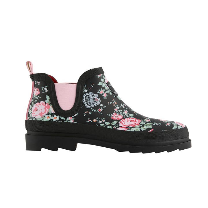 Regatta Women's Black Hackney Rose Cath Kidston Low Welly in Size 6.5, Sports Direct