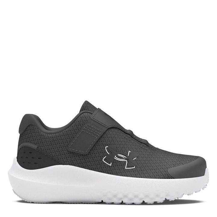 Under Armour Boys White Surge 4 Ac Running Shoes   in Size C4.5, Sports Direct