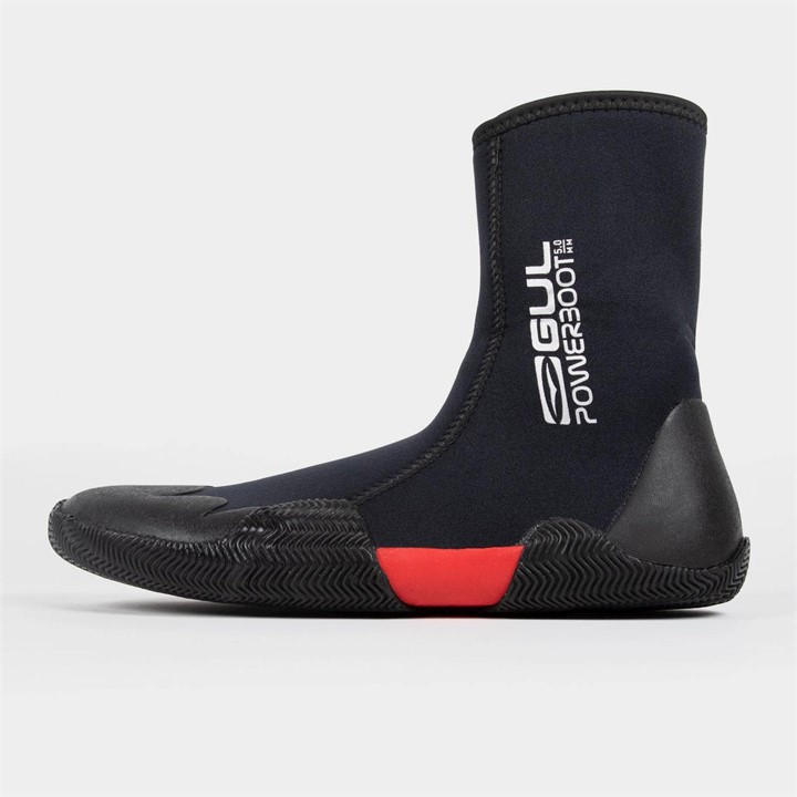 Gul  Black 5Mm Powerboot Easy-Zip Wetsuit Boot in Size 10, Sports Direct