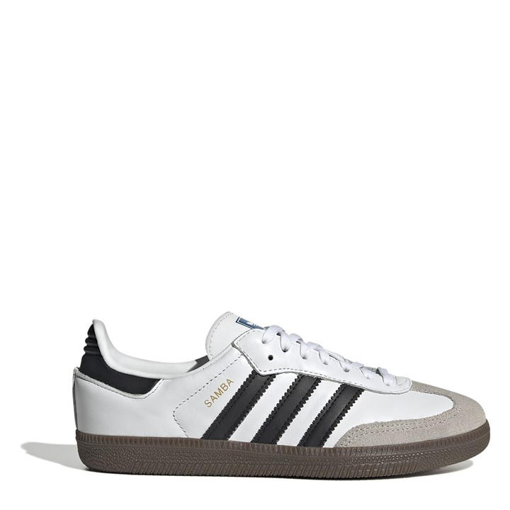 Adidas Originals  Kids White Samba Og Shoes  in Size 2, Sports Direct