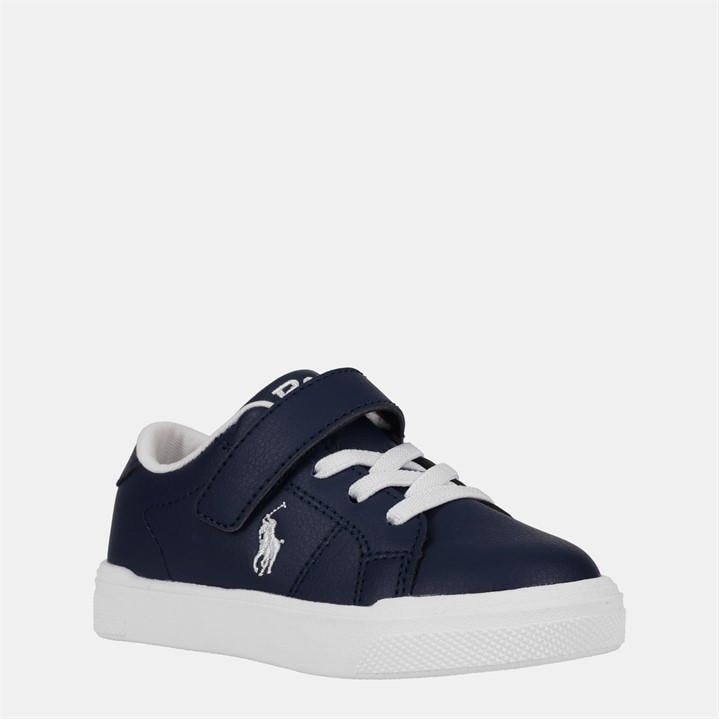 Polo Ralph Lauren Boys Blue Kids Sutton Low-Top Trainers in Size C11, Sports Direct