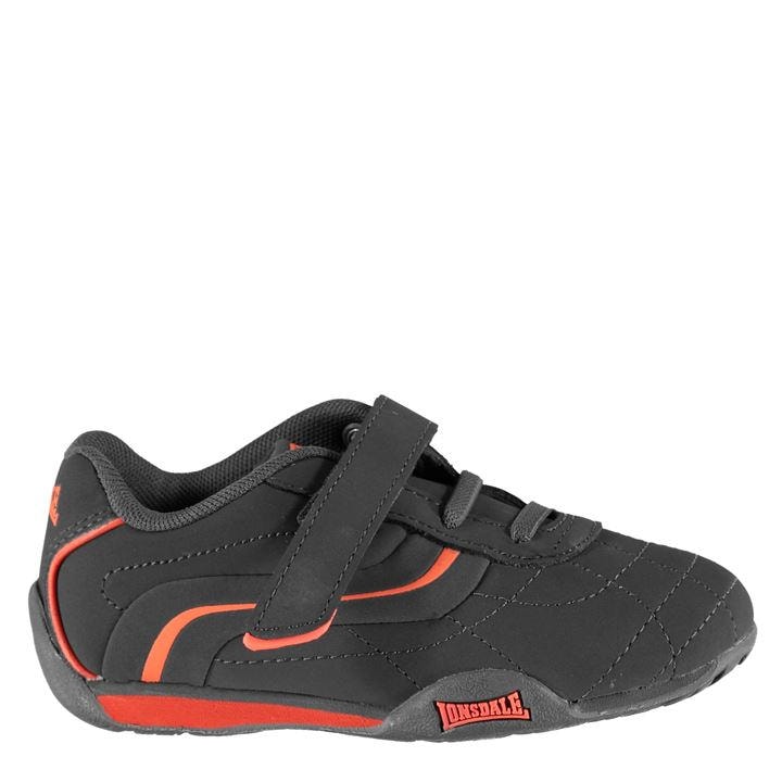 Lonsdale Boys Grey Camden  Trainers in Size C5, Sports Direct