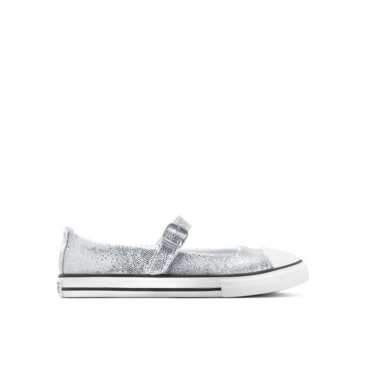 Converse  Kids Grey ' Chuck Taylor All Star Dai Mary Janes in Size C13.5, Sports Direct