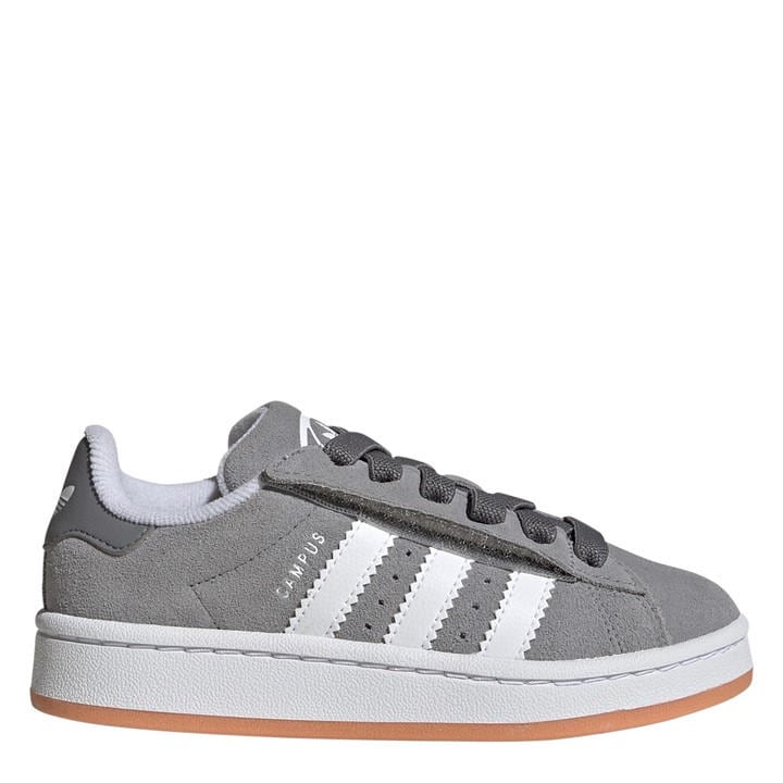 Adidas Originals Girls Grey Campus 00S Shoes  in Size C10, Sports Direct
