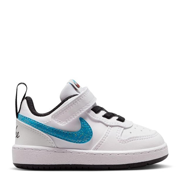 Wht/Blue/Red - Nike - Court Borough Low Recraft Infant Shoes