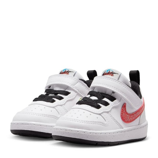 Wht/Blue/Red - Nike - Court Borough Low Recraft Infant Shoes