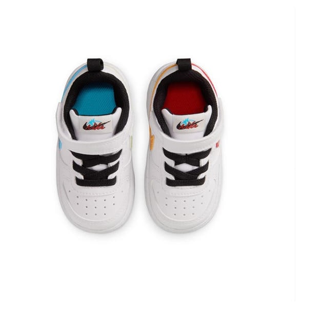 Wht/Blue/Red - Nike - Court Borough Low Recraft Infant Shoes