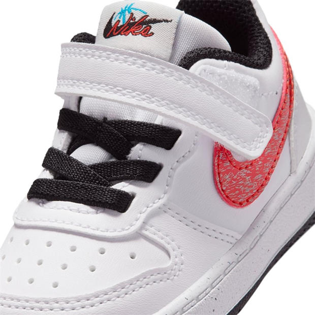 Wht/Blue/Red - Nike - Court Borough Low Recraft Infant Shoes