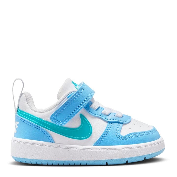 Nike Boys White Court Borough Low Recraft Infant Shoes in Size C6, Sports Direct