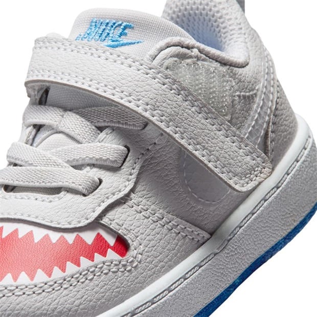 Plat/Red - Nike - Court Borough Low Recraft Infant Shoes