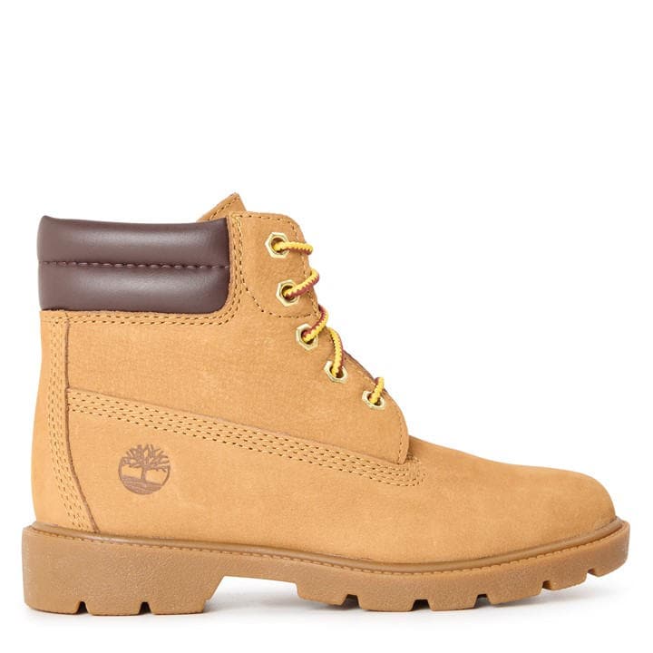 Timberland  Kids Brown ' 6 Inch Lace Boot Flat Ankle Boots in Size 1.5, Sports Direct