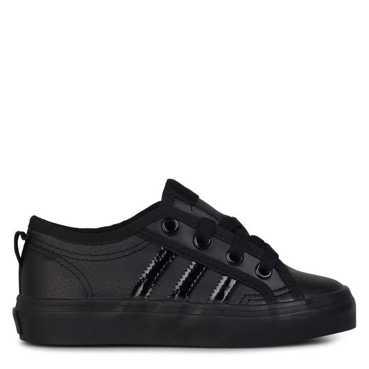 Adidas Originals  Kids Black Adidas  Nizza in Size C13.5, Sports Direct