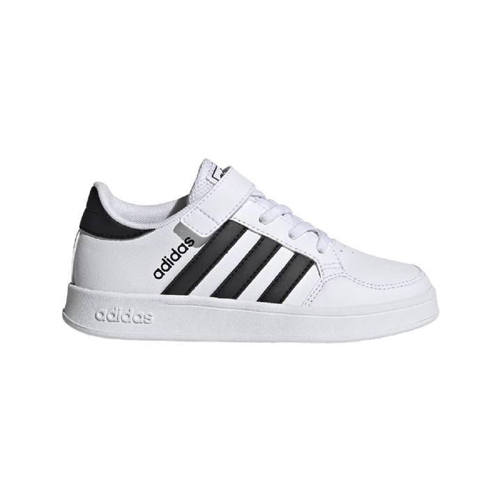Adidas  Kids White Kids' Breaknet Low-Top Trainers in Size C12.5, Sports Direct