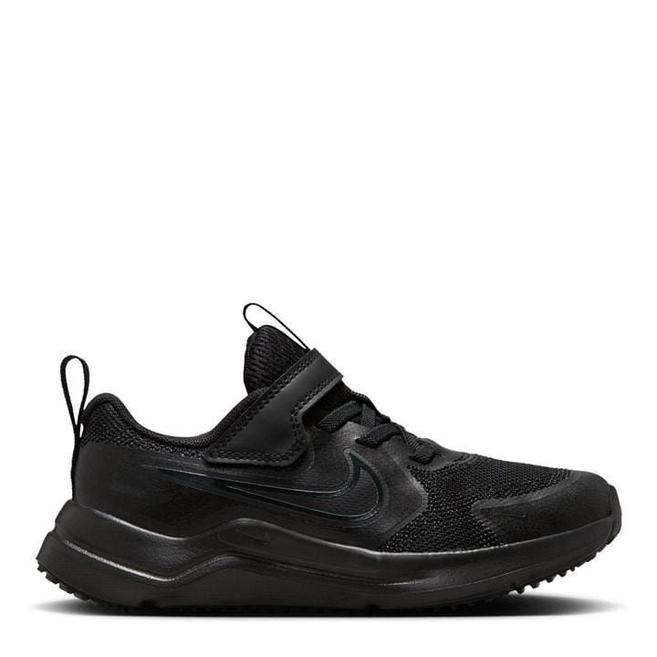 Nike Boys Black Cosmic Runners  in Size C10, Sports Direct