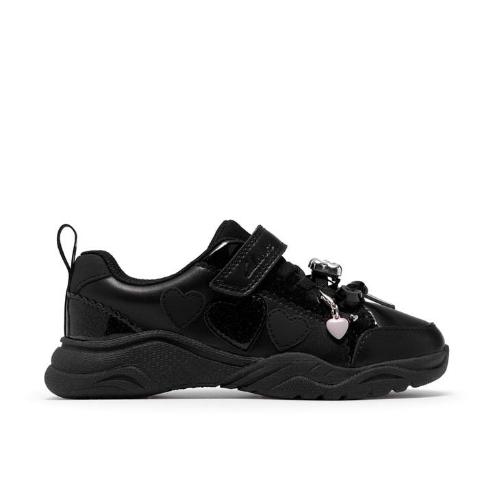 Clarks Girls Black Featherskip K Ch62 in Size C10, Sports Direct