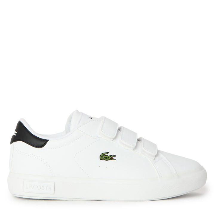 Lacoste Unisex Kids White Powercourt Ch63
