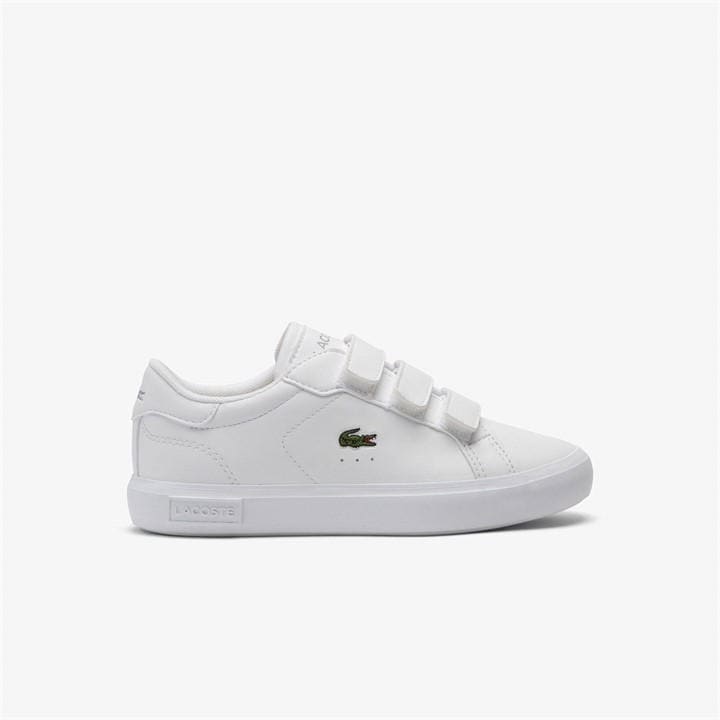 Lacoste  Kids White Kids' Low-Top Trainers in Size 1, Sports Direct
