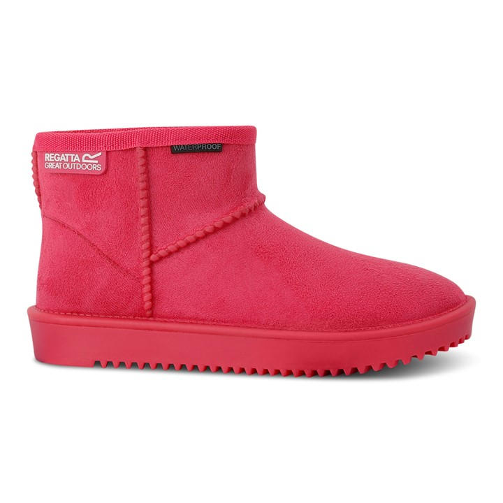 Regatta  Kids Pink Kids' Risleyjnr Waterproof Snug Boots in Size C12, Sports Direct
