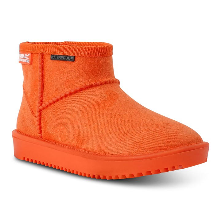 Regatta  Kids Orange ' Risleyjnrwp Snug Boots in Size C9, Sports Direct