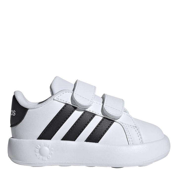 Adidas Boys White Grand Court 2.0 Cf I in Size C8.5, Sports Direct