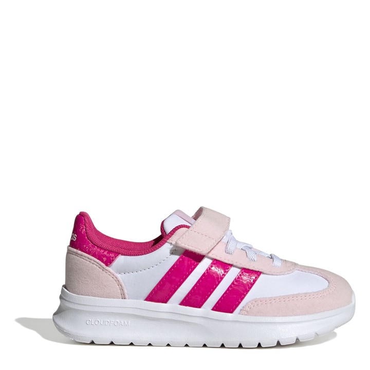 Adidas Girls White Run 70S 2.0 Runners in Size 1, Sports Direct