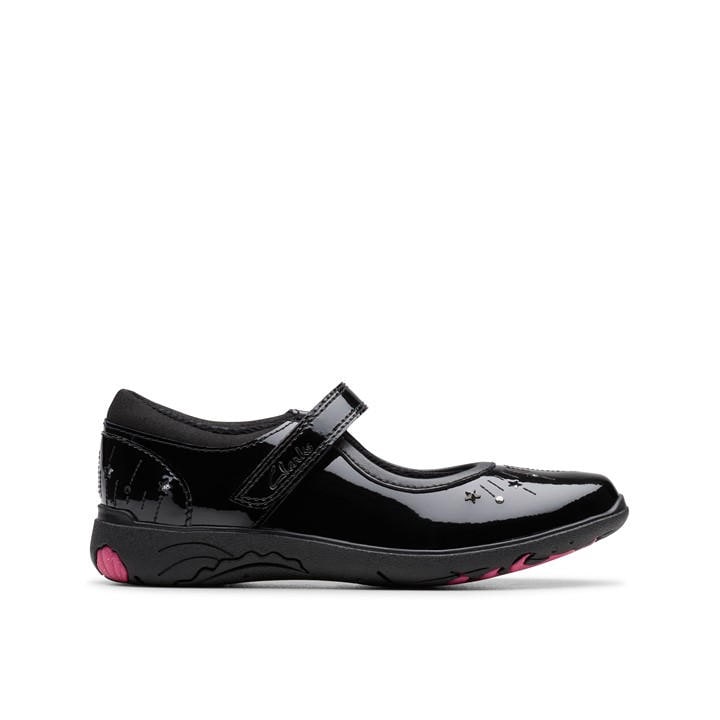 Clarks Girls Black Relda Wish K. Ch62 in Size C12, Sports Direct