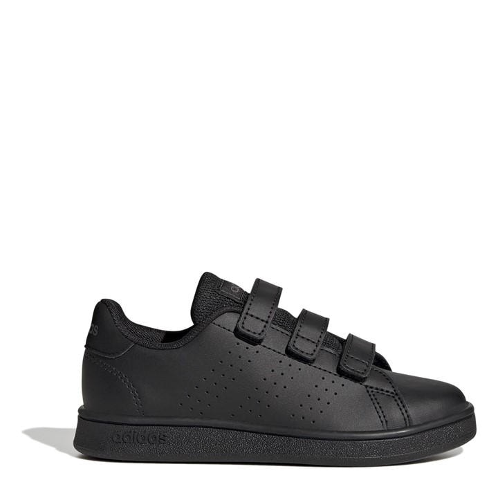 Adidas  Kids Black Advantage Base 2.0 Shoes Boys in Size C13, Sports Direct