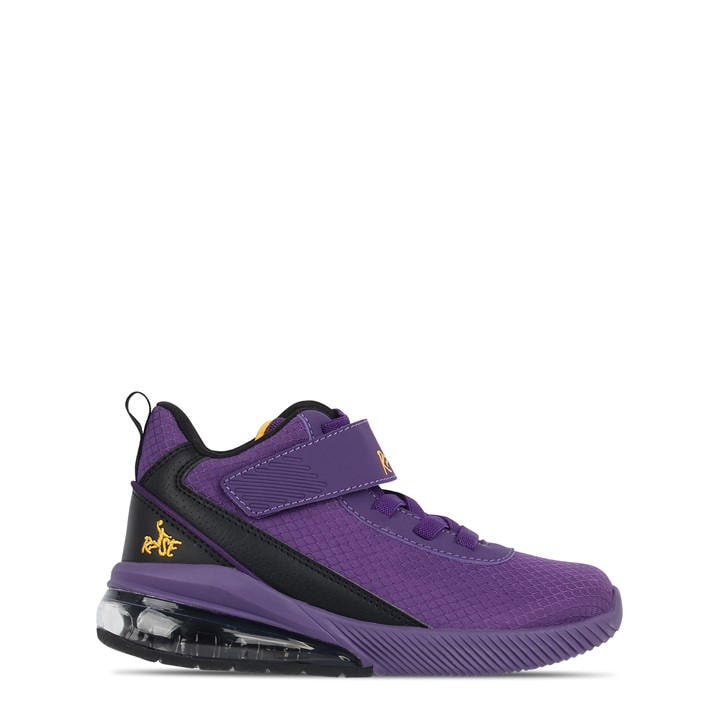 Rise Boys Purple Digital Basketball Trainers  in Size C11, Sports Direct