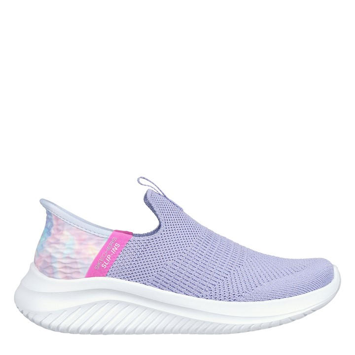 Skechers Girls Purple Slip-Ins: Ultra Flex 3.0 - Colory Wild in Size C12, Sports Direct