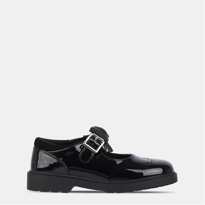 Miso Girls Black Chunky Mary Janes  in Size C11, Sports Direct