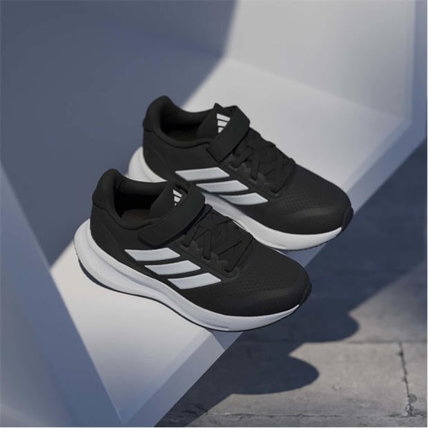 Czarny/Biały - adidas - Runfalcon 5 EL Childrens Trainers