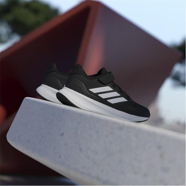 Czarny/Biały - adidas - Runfalcon 5 EL Childrens Trainers