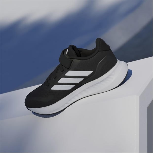 Czarny/Biały - adidas - Runfalcon 5 EL Childrens Trainers