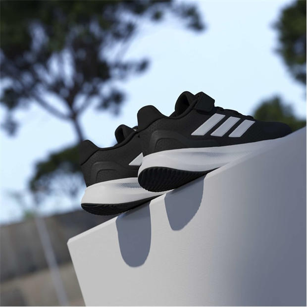 Czarny/Biały - adidas - Runfalcon 5 EL Childrens Trainers