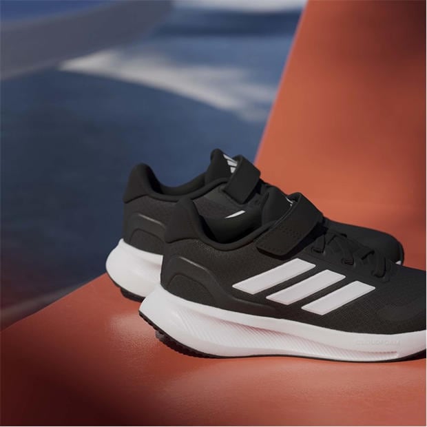 Czarny/Biały - adidas - Runfalcon 5 EL Childrens Trainers