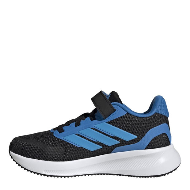 Black/Blue - adidas - Runfalcon 5 EL Childrens Trainers